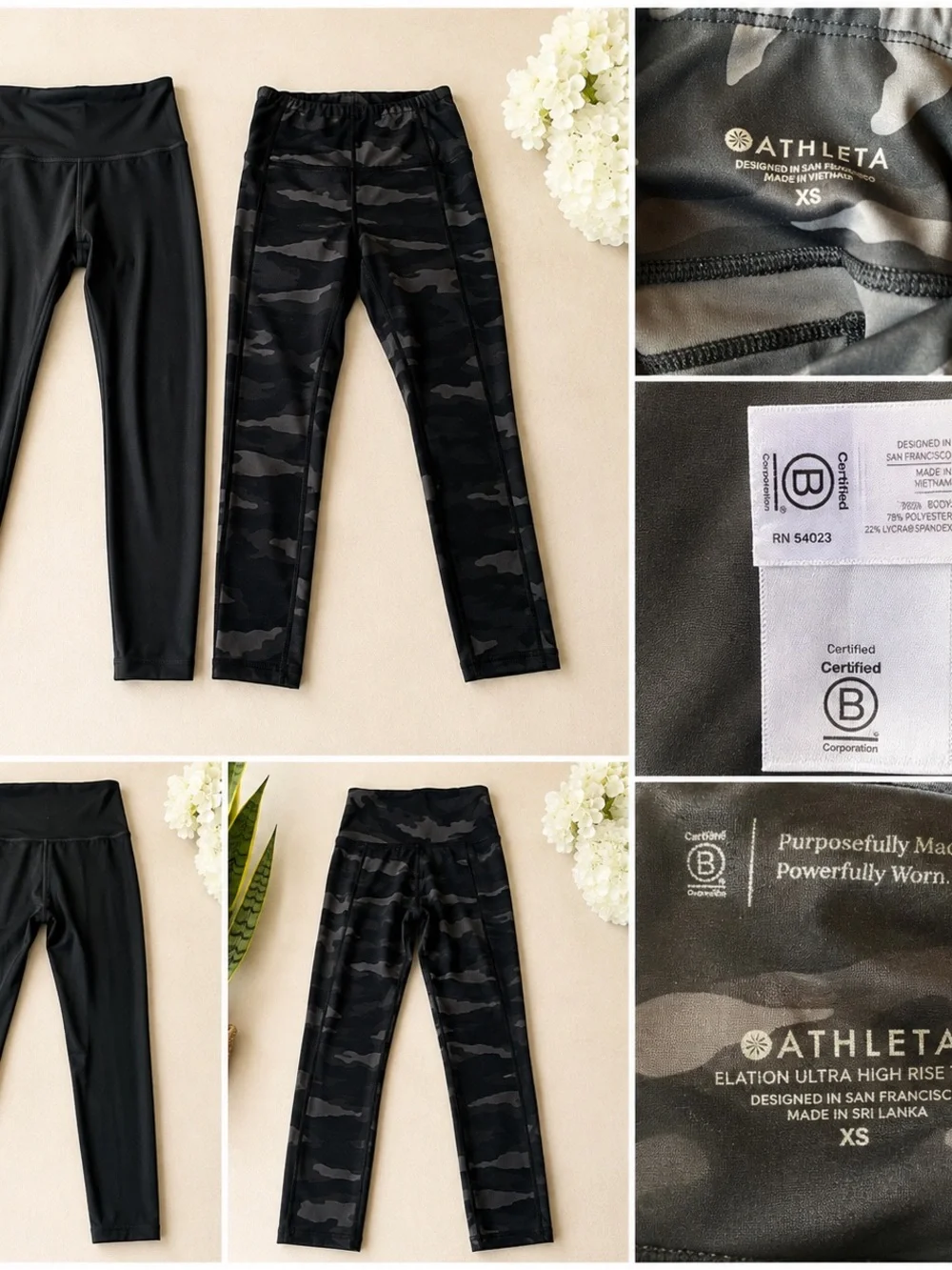 women’s athleta leggings bundle – size xs
